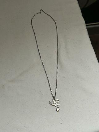 Collar con colgante "Ángel con corazon" plata 925