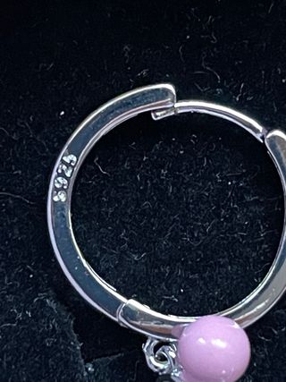 Pendientes plata aro perro salchicha