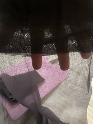 Calze per reggicalze tg 9 e 1/2 Silca colore fumo