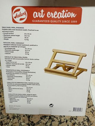 Caballete de sobremesa madera de pino