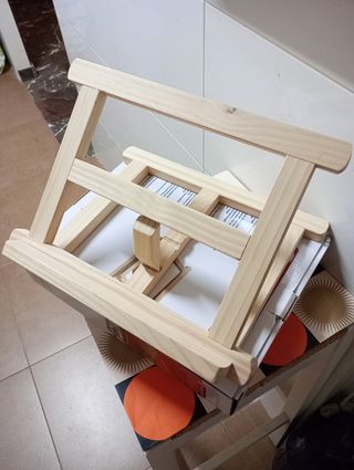 Caballete de sobremesa madera de pino