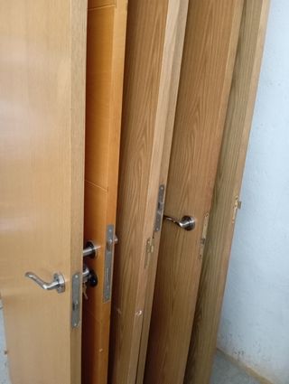 6 puertas interior madera maziza