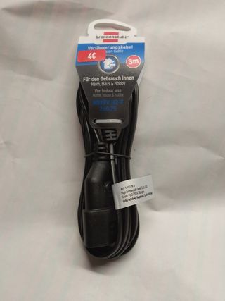 Alargador enchufe 3 metros