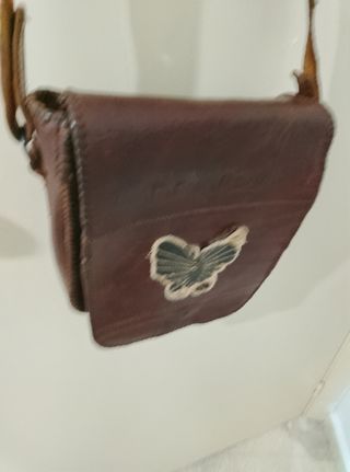 Bolso de cuero auténtico 
