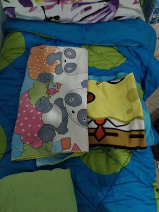 Cama infantil con sabanas de regalo 