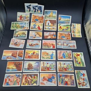 Lote cromos antiguos la isla del tesoro