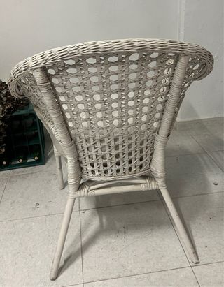 2 Sillones de Mimbre precio por unidad