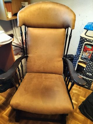 Hamaca madera y piel