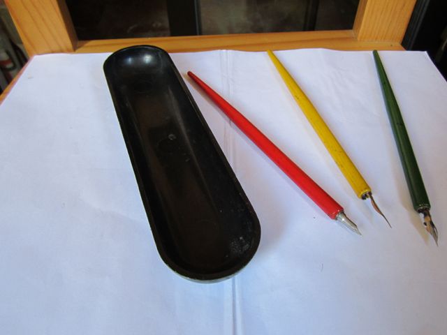 PORTAPLUMINES Y PLUMINES ANTIGUOS