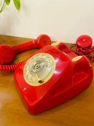 Telefono fijo Heraldo Citesa rojo