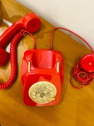 Telefono fijo Heraldo Citesa rojo
