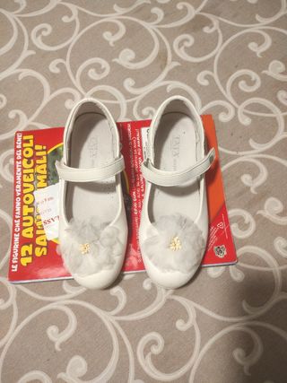 Scarpe da bambina  bianche ballerine