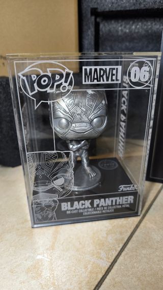 Funko pop 06 Black Panther Die Cast Chase Marvel
