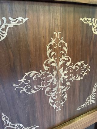 ✅cabecero Antigua marqueteria RESTAURADA