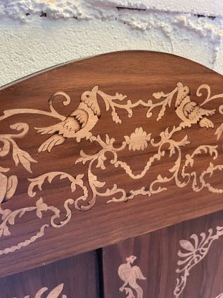 ✅cabecero Antigua marqueteria RESTAURADA