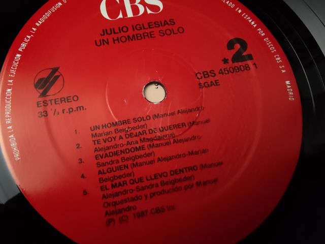 Vinilo Julio Iglesias