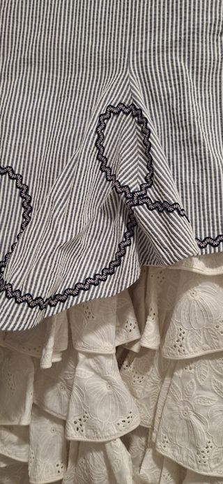 Falda flamenca y camisa 40