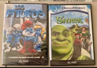 lote peliculas y series infantiles en dvd