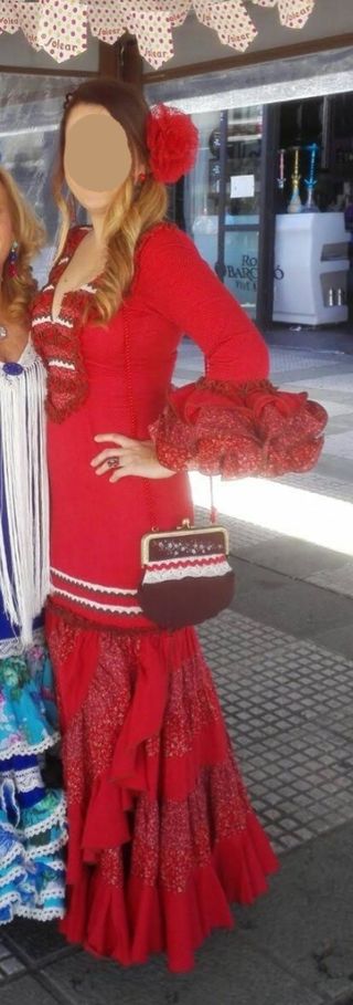 Vestido flamenca canastero 40