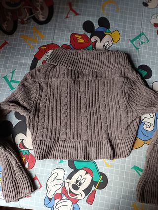 Torera de punto marron