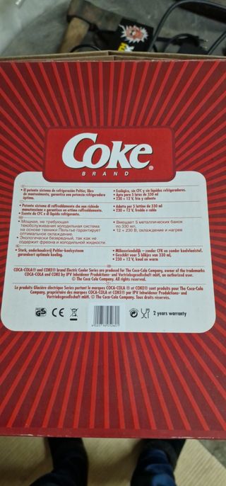 Nevera balón Coca-Cola