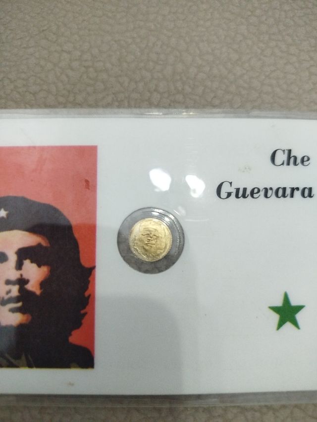 Tarjeta moneda Che Guevara