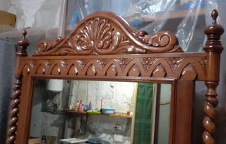 Pie de Madera Maciza de Norte para Mesa de Centro