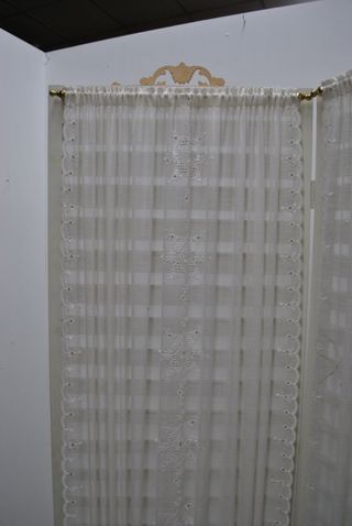 biombo madera blanco