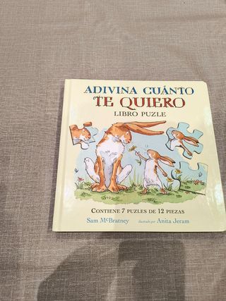 Adivina cuánto te quiero libro puzzle