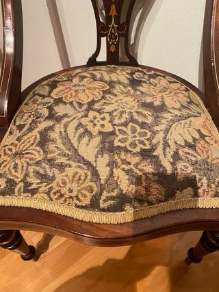 Coppia seggioline inglesi XIX secolo con garanzia