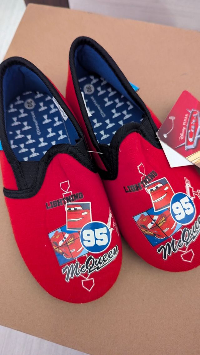Pantofole Cars bimbo numero 30 nuove