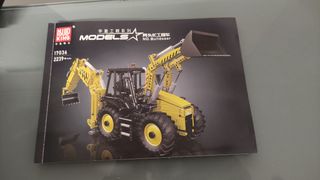 Retroexcavadora tipo Lego