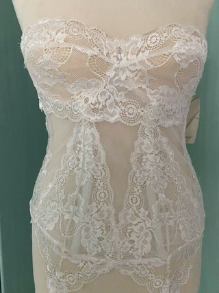 Corpetto in pizzo con reggicalze tg 2B IT Penrose