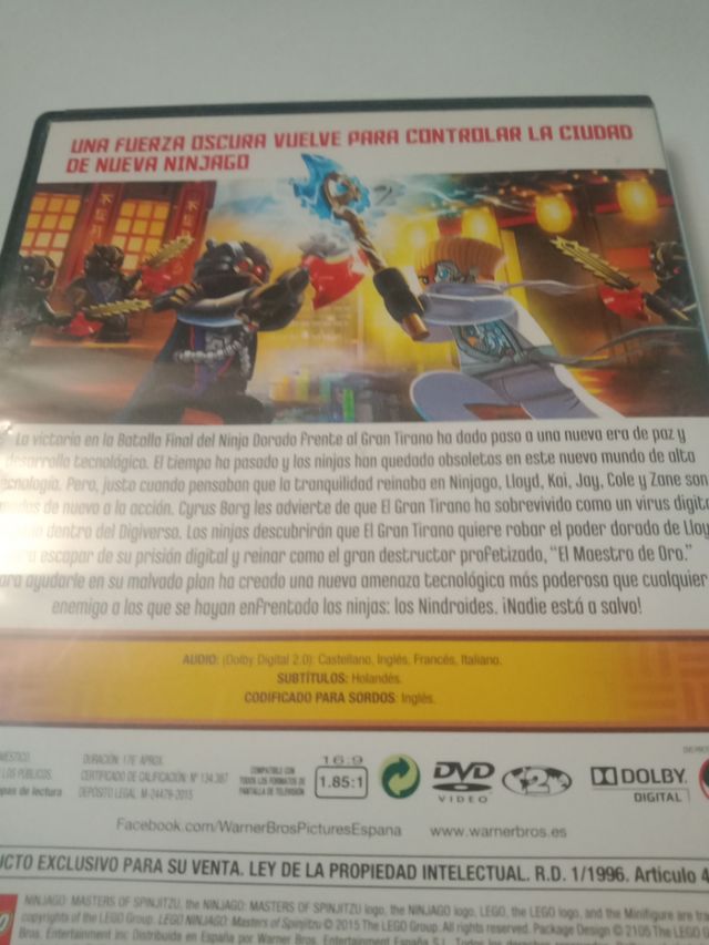 Lego Ninjago temporada Tres DVD