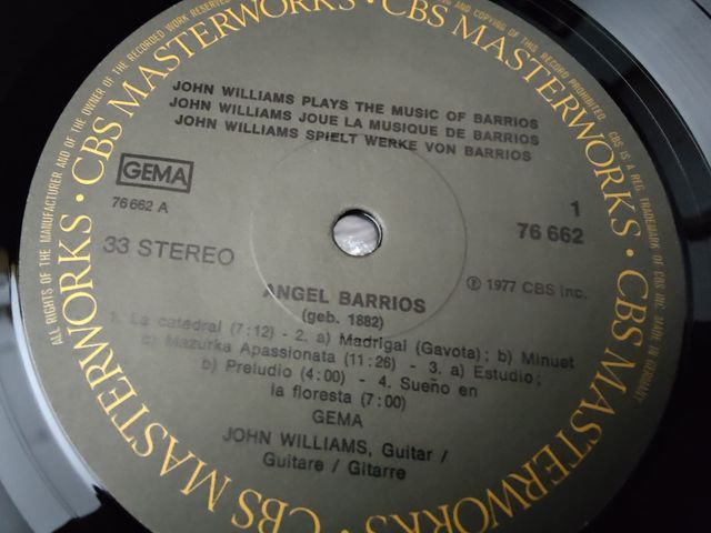Vinilo John Williams - Barrios