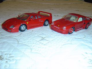 Coches deportivos y clásicos a escala