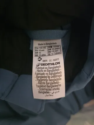 Traje Esquí Nieve Niño 10 años