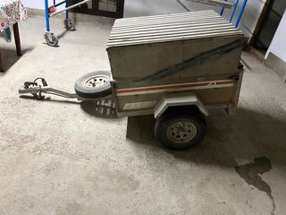 Remolque para perros.