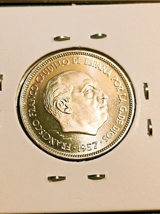 MONEDAS 25 PESETAS PROOF 1957*74*75