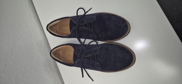 LOTE de zapatos de vestir niño más americana azul.