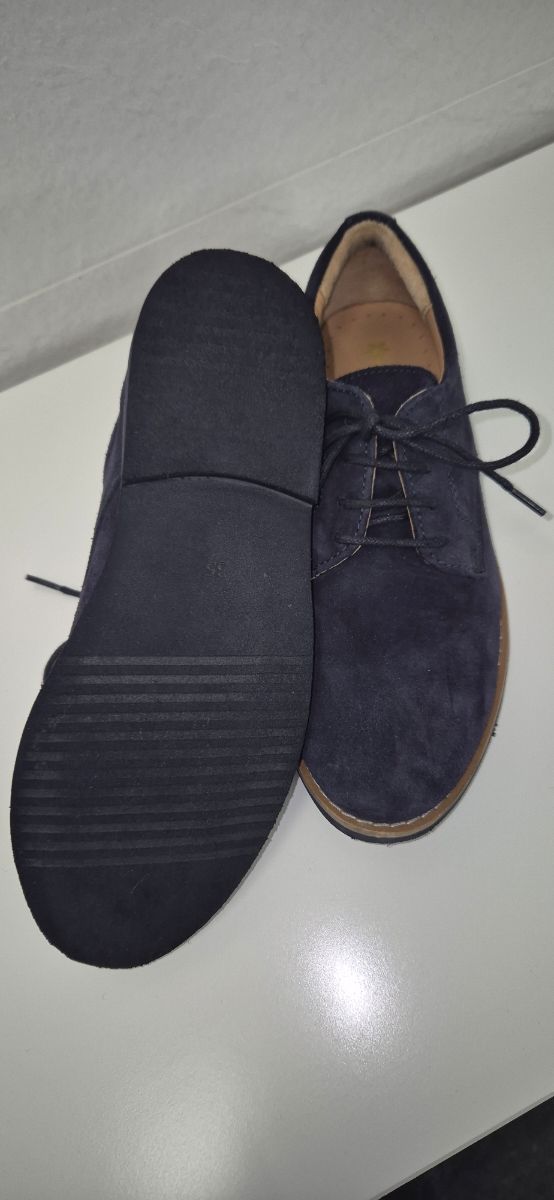 LOTE de zapatos de vestir niño más americana azul.