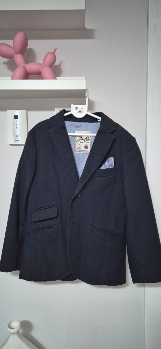 LOTE de zapatos de vestir niño más americana azul.