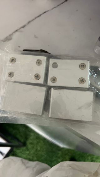 Abrazaderas de vidrio