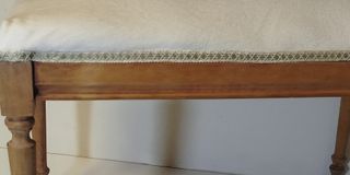 Descalzadora/reposapiés antiguo restaurado