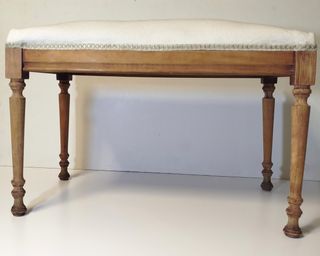 Descalzadora/reposapiés antiguo restaurado