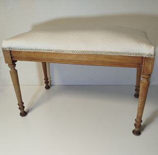 Descalzadora/reposapiés antiguo restaurado