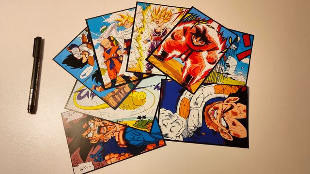 Miniláminas Exclusivas Dragon Ball (A6 Tam Postal)