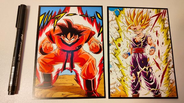 Miniláminas Exclusivas Dragon Ball (A6 Tam Postal)