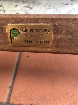 Tavolo da giardino in Tek (Prezzo abbassato)