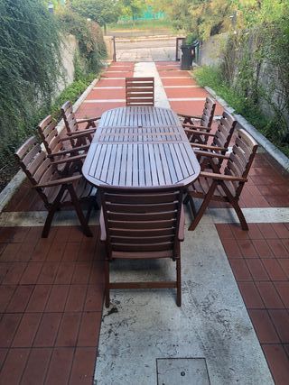 Tavolo da giardino in Tek (Prezzo abbassato)